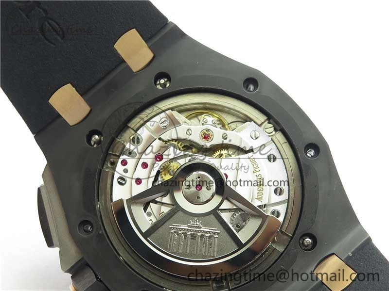 Royal Oak Offshore 44mm Black Ceramic Germany Edition JF 1:1 Best Edition on Rubber Strap A3126 V2