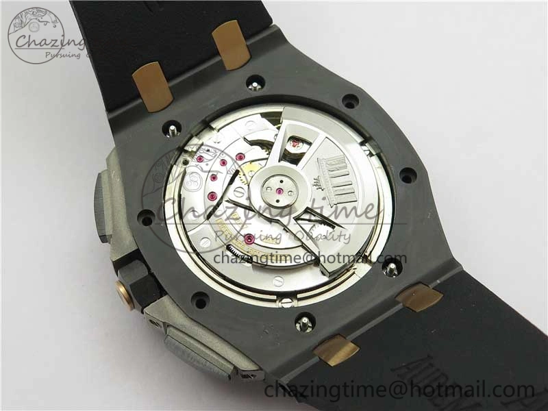 Royal Oak Offshore 44mm Black Ceramic Germany Edition JF 1:1 Best Edition on Rubber Strap A3126 V2
