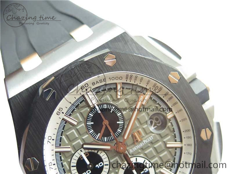 Royal Oak Offshore 44mm Black Ceramic Germany Edition JF 1:1 Best Edition on Rubber Strap A3126 V2
