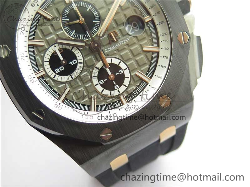 Royal Oak Offshore 44mm Black Ceramic Germany Edition JF 1:1 Best Edition on Rubber Strap A3126 V2