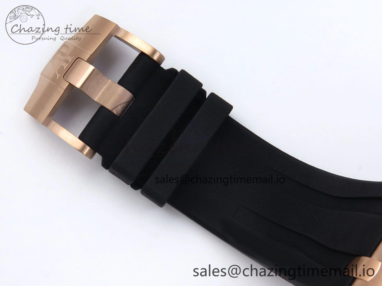 Royal Oak Offshore 44mm Black Ceramic RG TKF 1:1 Best Edition Black RG Dial on Black Rubber Strap A3126