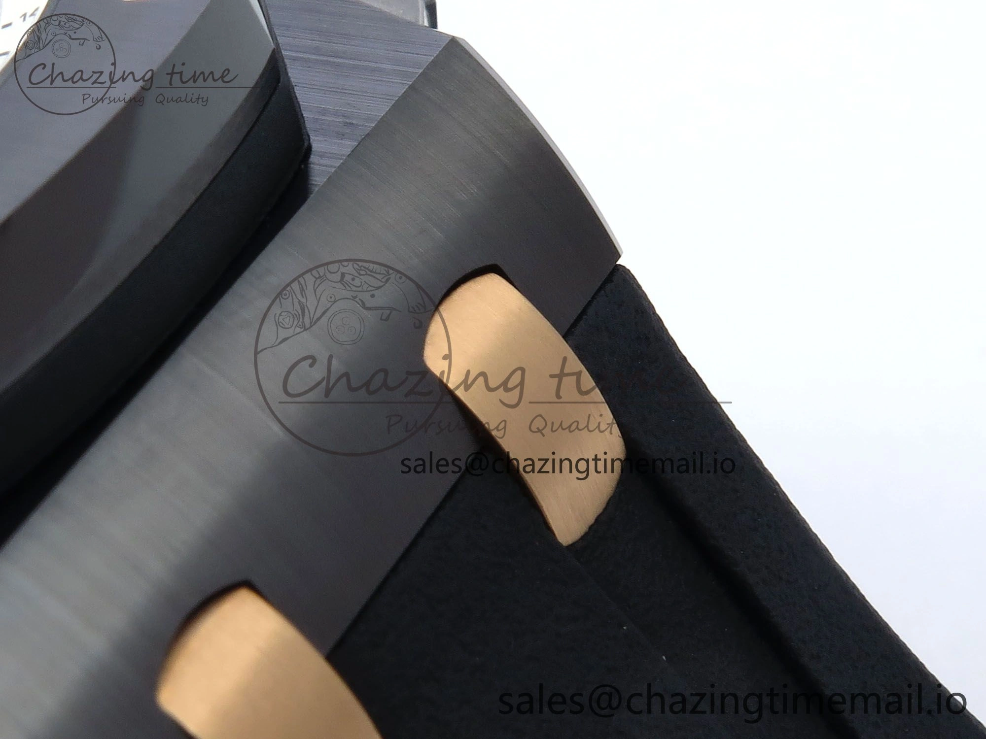 Royal Oak Offshore 44mm Black Ceramic RG TKF 1:1 Best Edition Gray Dial on Black Rubber Strap A3126