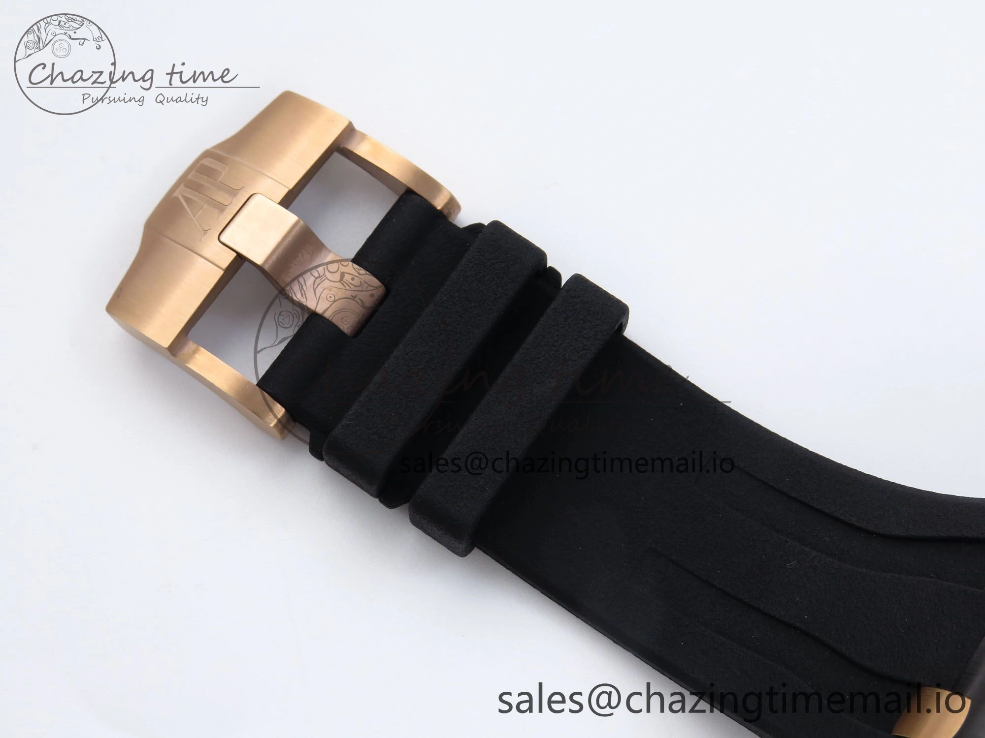 Royal Oak Offshore 44mm Black Ceramic RG TKF 1:1 Best Edition Gray Dial on Black Rubber Strap A3126