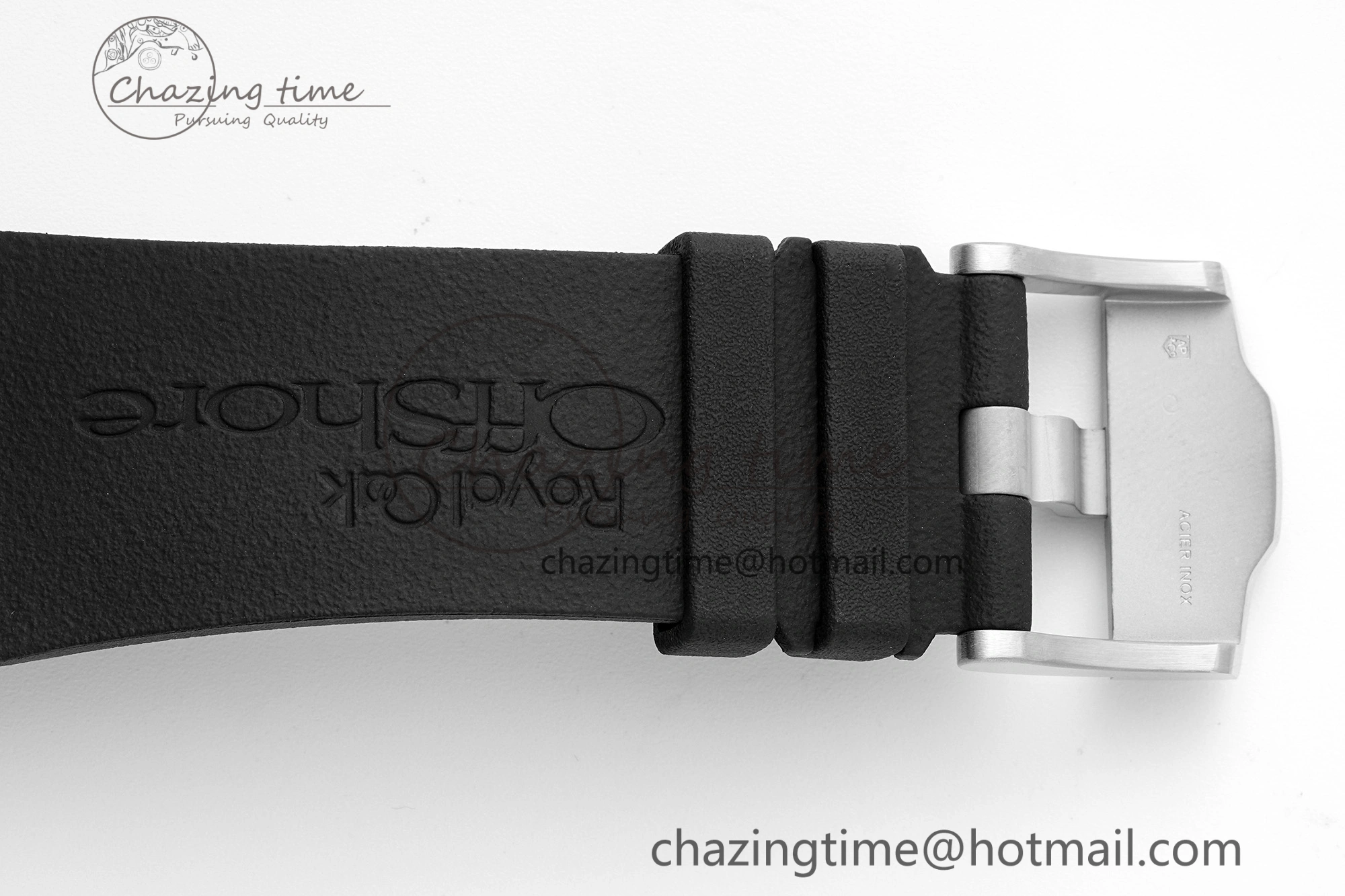 Royal Oak Offshore 44mm Black Ceramic RSF 1:1 Best Edition Black Dial on Rubber Strap A3126 V2