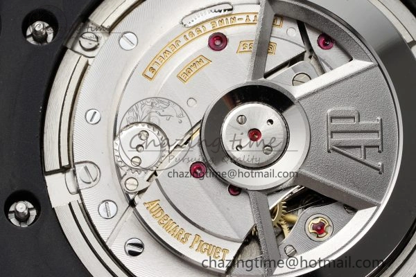 Royal Oak Offshore 44mm Black Ceramic RSF 1:1 Best Edition Black Dial on Rubber Strap A3126 V2