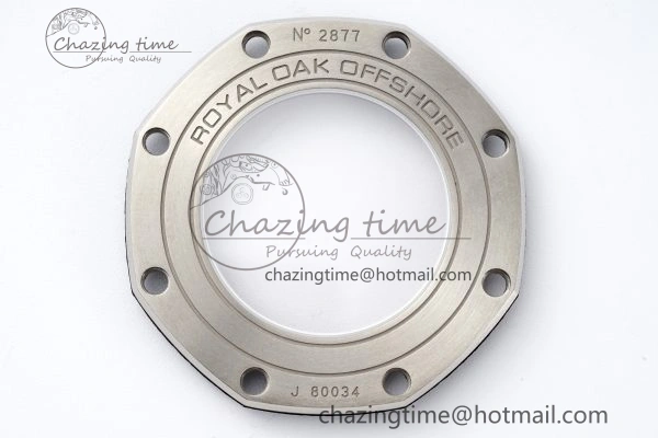 Royal Oak Offshore 44mm Black Ceramic RSF 1:1 Best Edition Black Dial on Rubber Strap A3126 V2