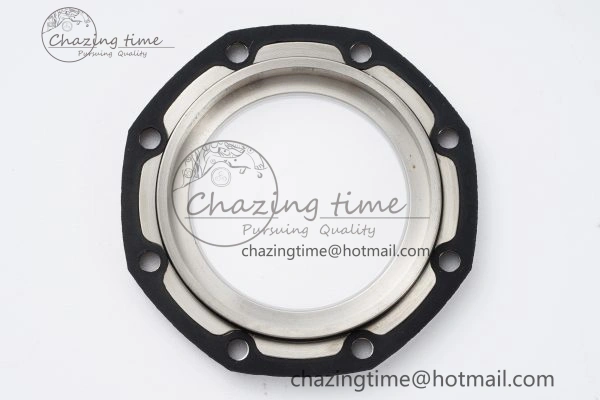 Royal Oak Offshore 44mm Black Ceramic RSF 1:1 Best Edition Black Dial on Rubber Strap A3126 V2