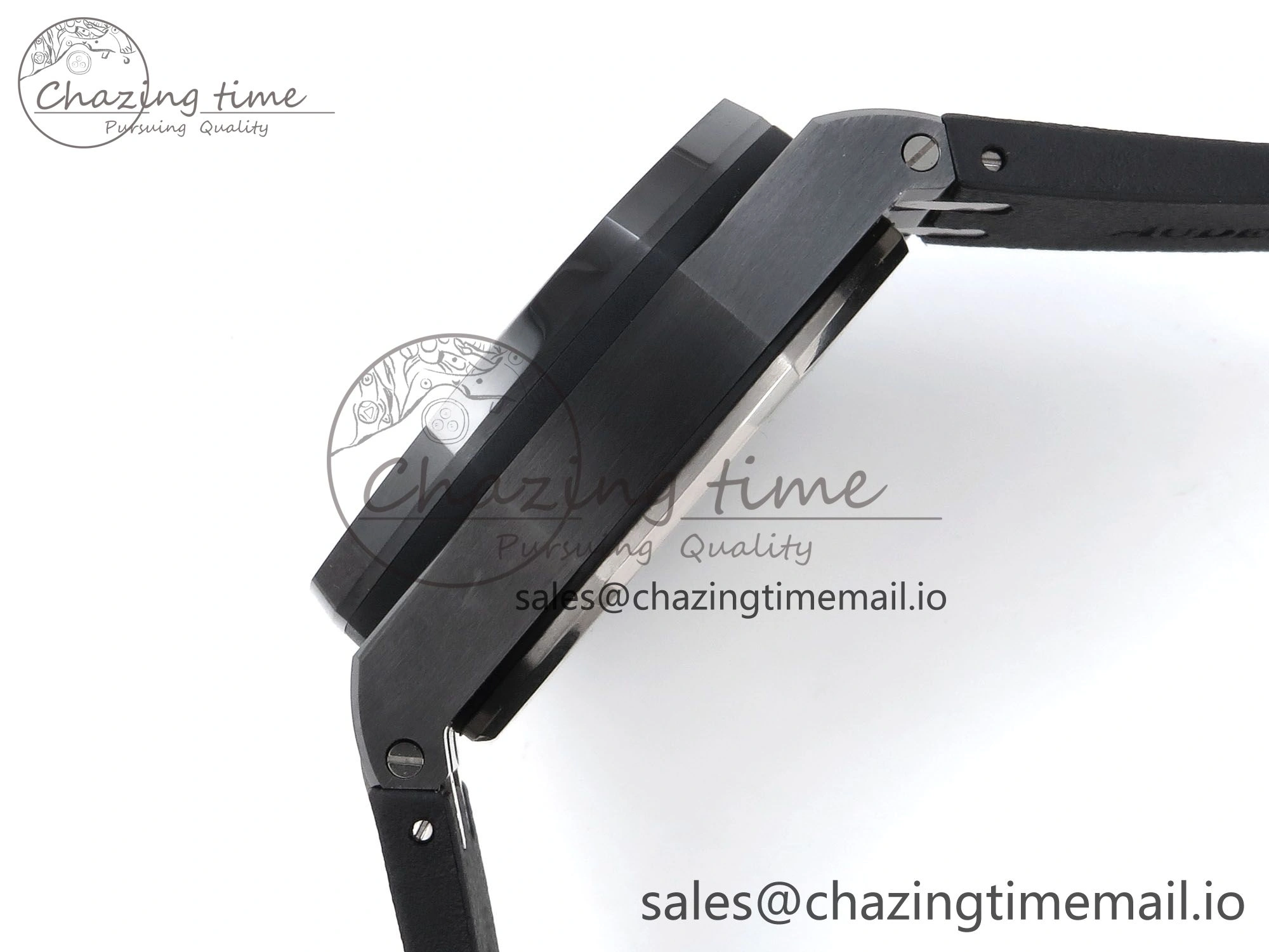 Royal Oak Offshore 44mm Black Ceramic SS TKF 1:1 Best Edition Gray Dial on Black Rubber Strap A3126