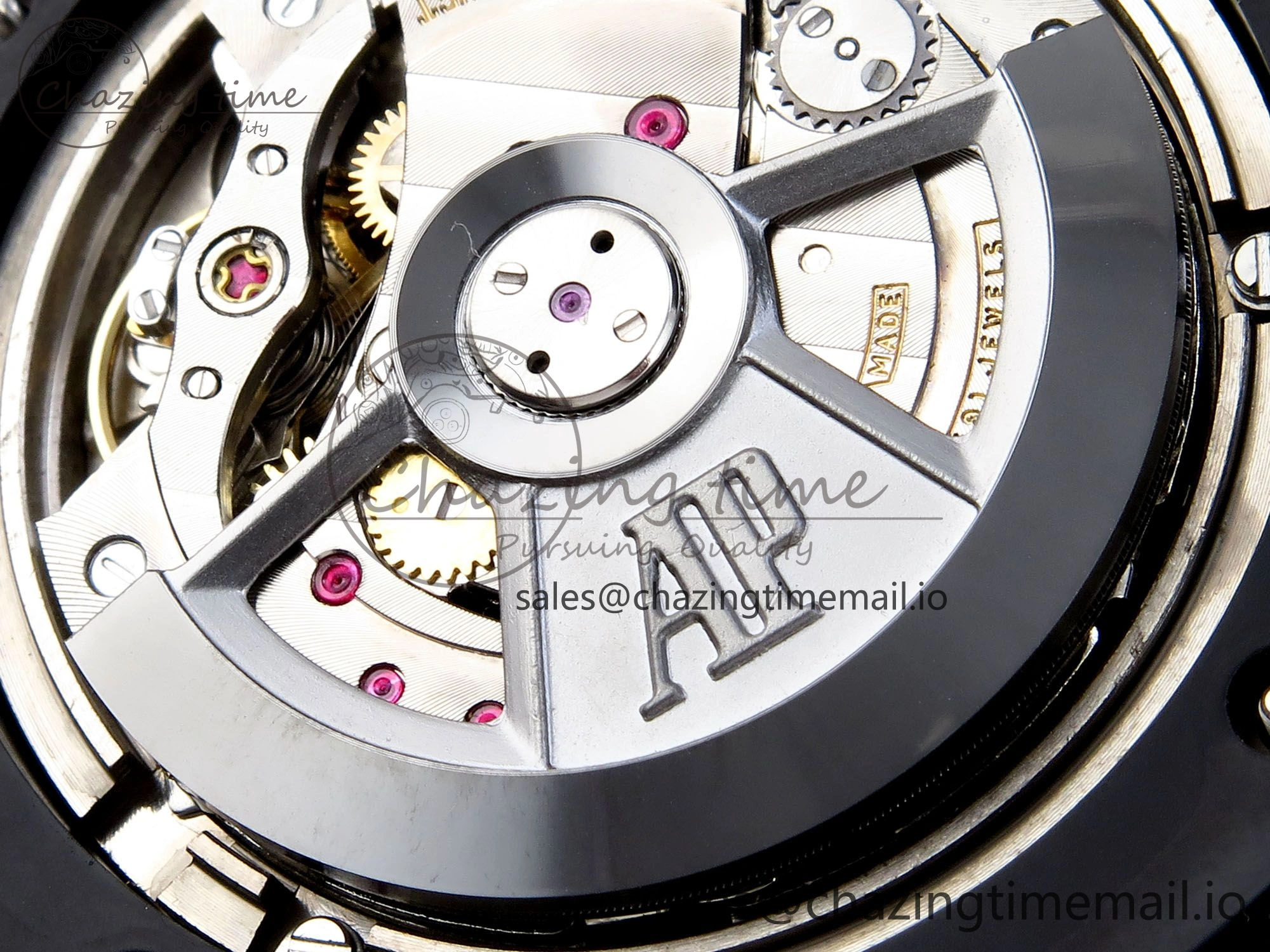 Royal Oak Offshore 44mm Black Ceramic SS TKF 1:1 Best Edition Gray Dial on Black Rubber Strap A3126