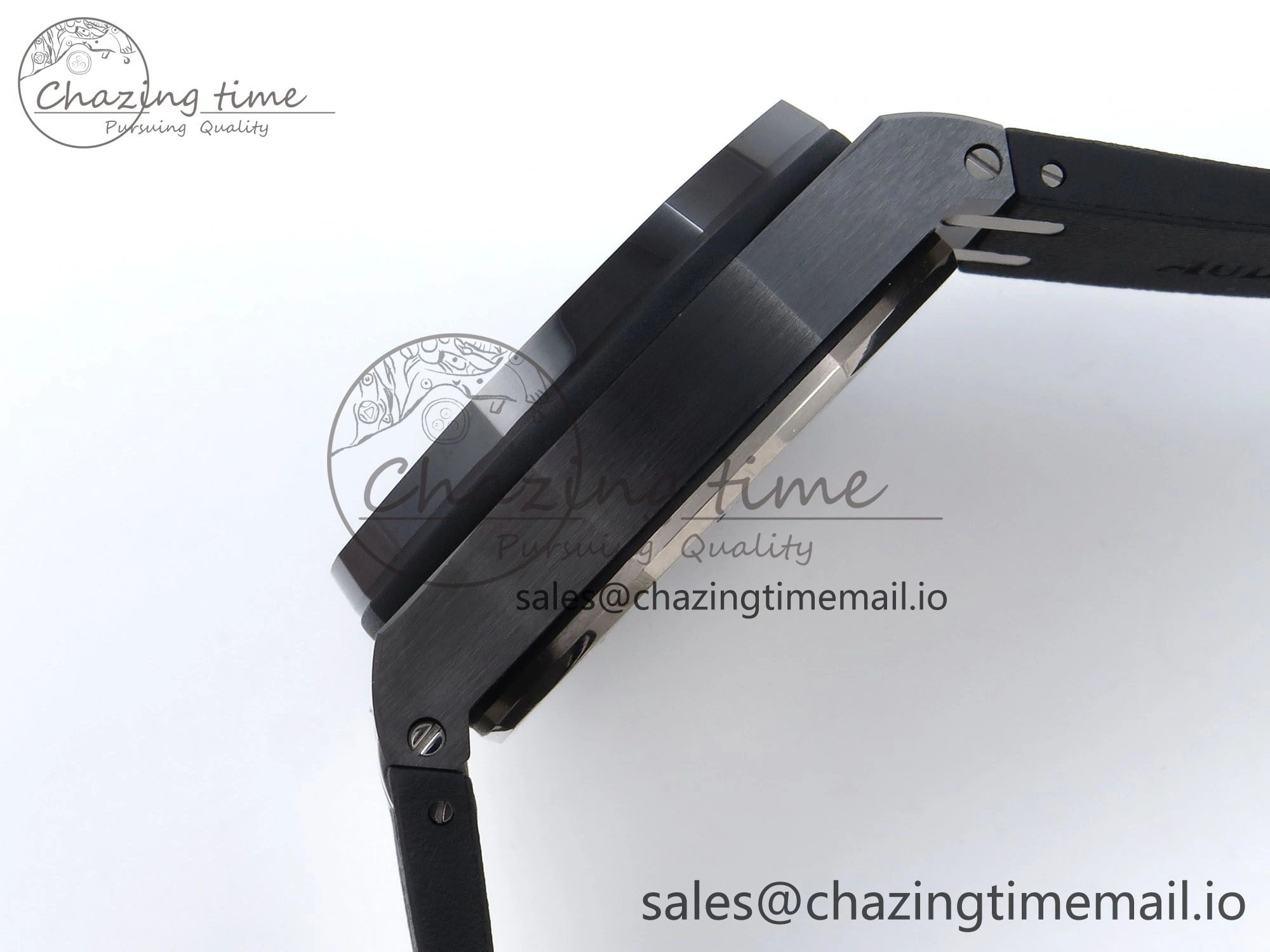 Royal Oak Offshore 44mm Black Ceramic TKF 1:1 Best Edition Black Dial on Black Rubber Strap A3126