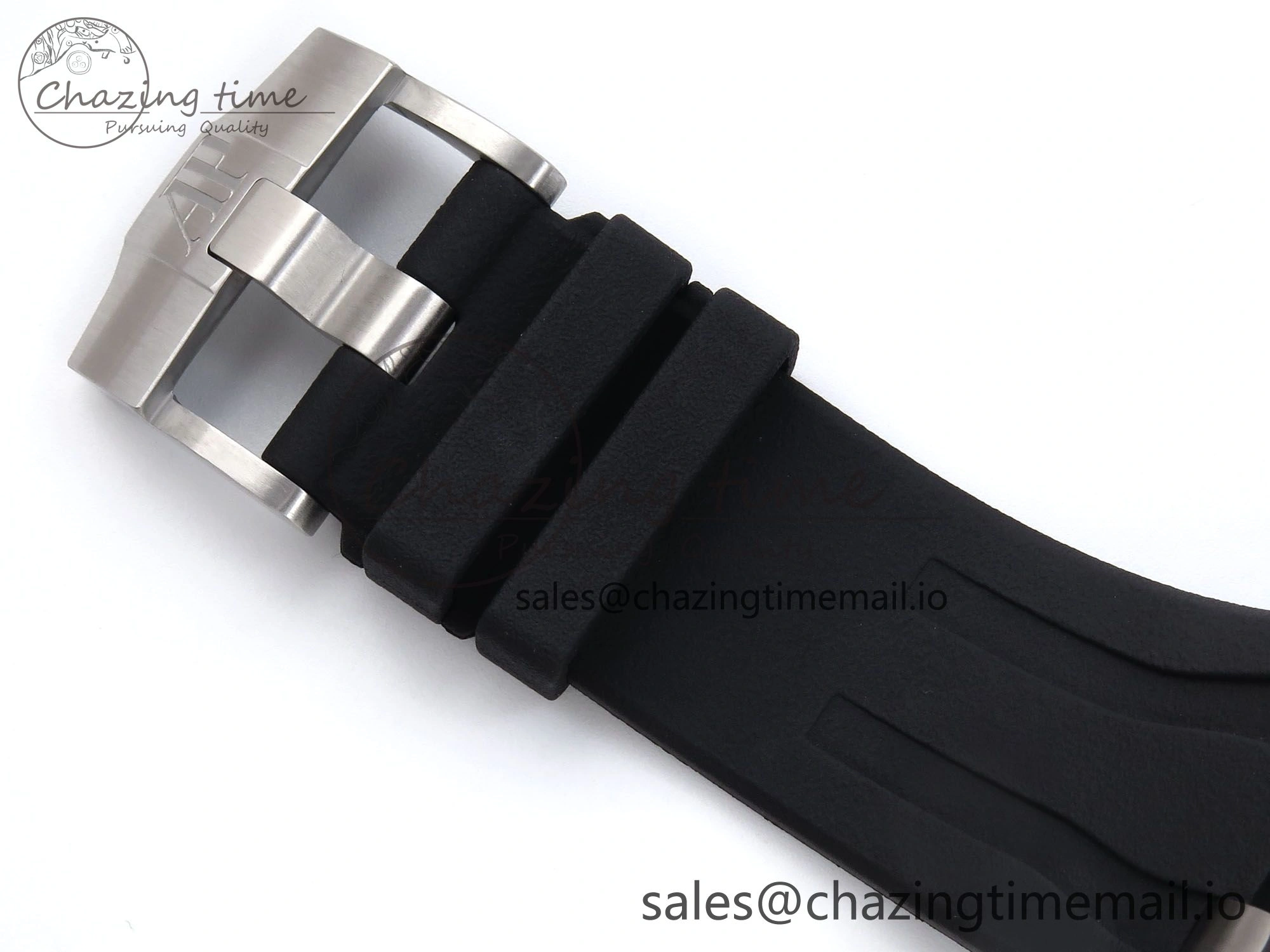 Royal Oak Offshore 44mm Black Ceramic TKF 1:1 Best Edition Black Dial on Black Rubber Strap A3126