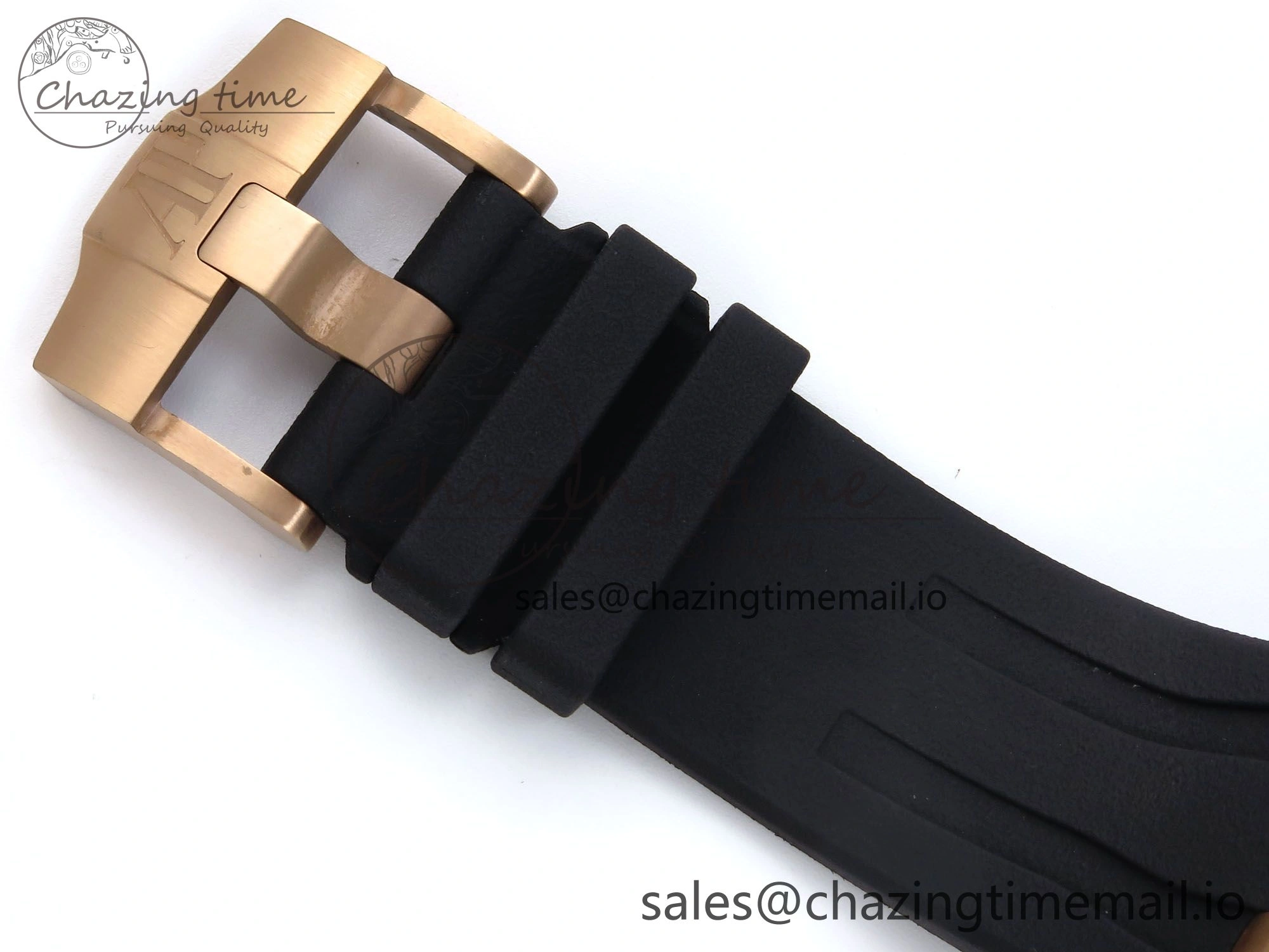 Royal Oak Offshore 44mm Black Ceramic TKF 1:1 Best Edition Black RG Dial on Black Rubber Strap A3126