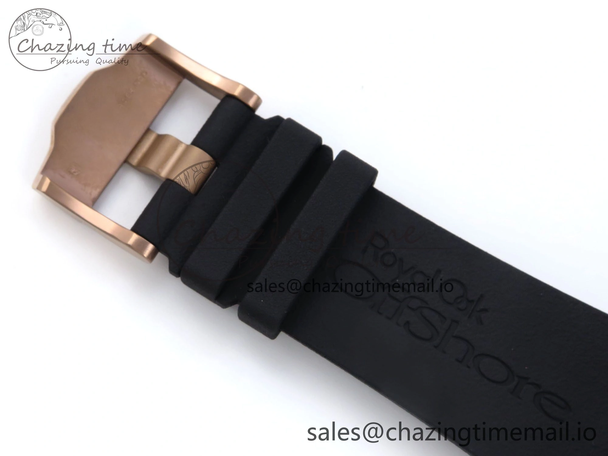 Royal Oak Offshore 44mm Black Ceramic TKF 1:1 Best Edition Black RG Dial on Black Rubber Strap A3126