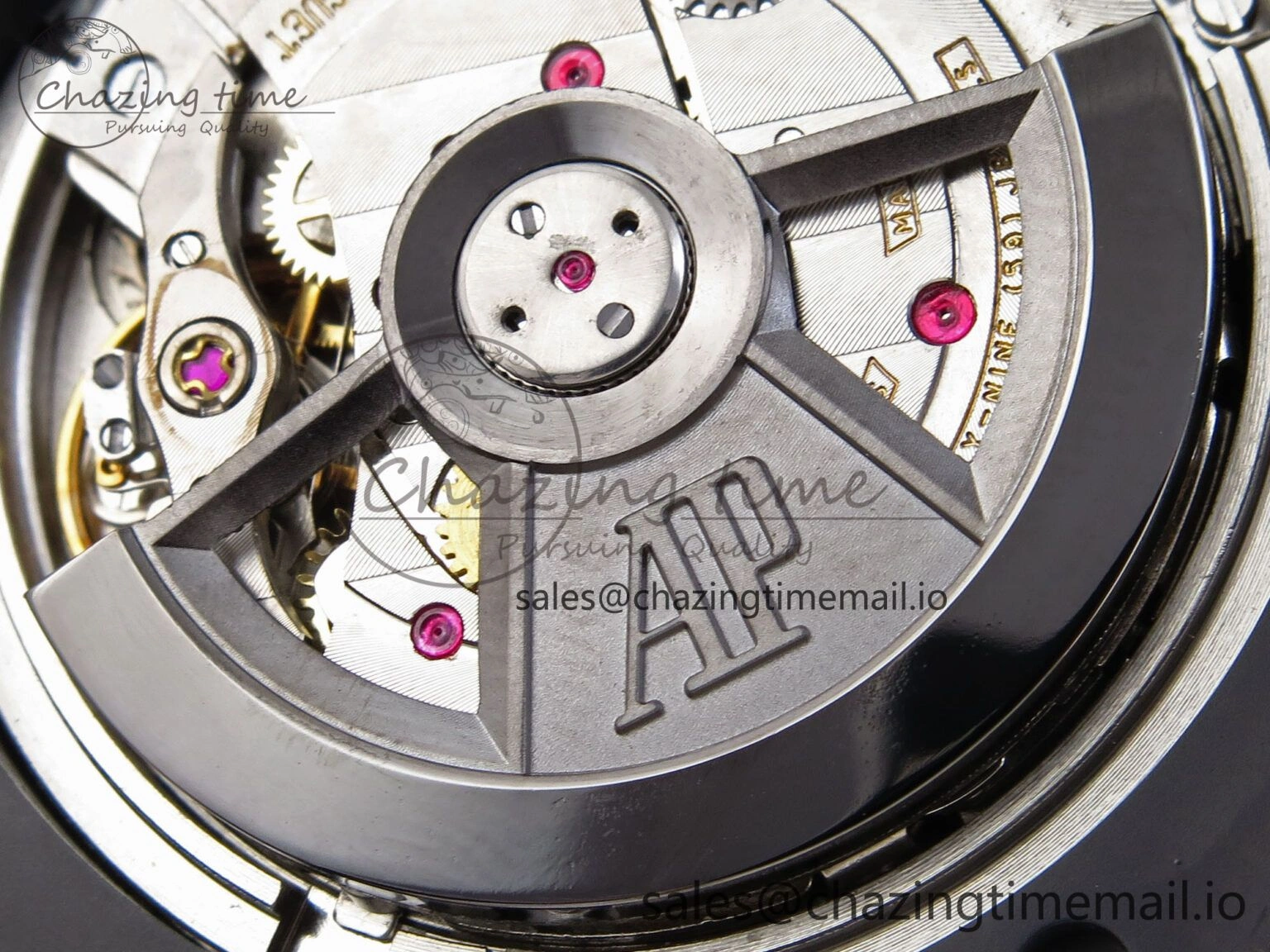 Royal Oak Offshore 44mm Black Ceramic TKF 1:1 Best Edition Gray Dial RG Bezel on Black Rubber Strap A3126