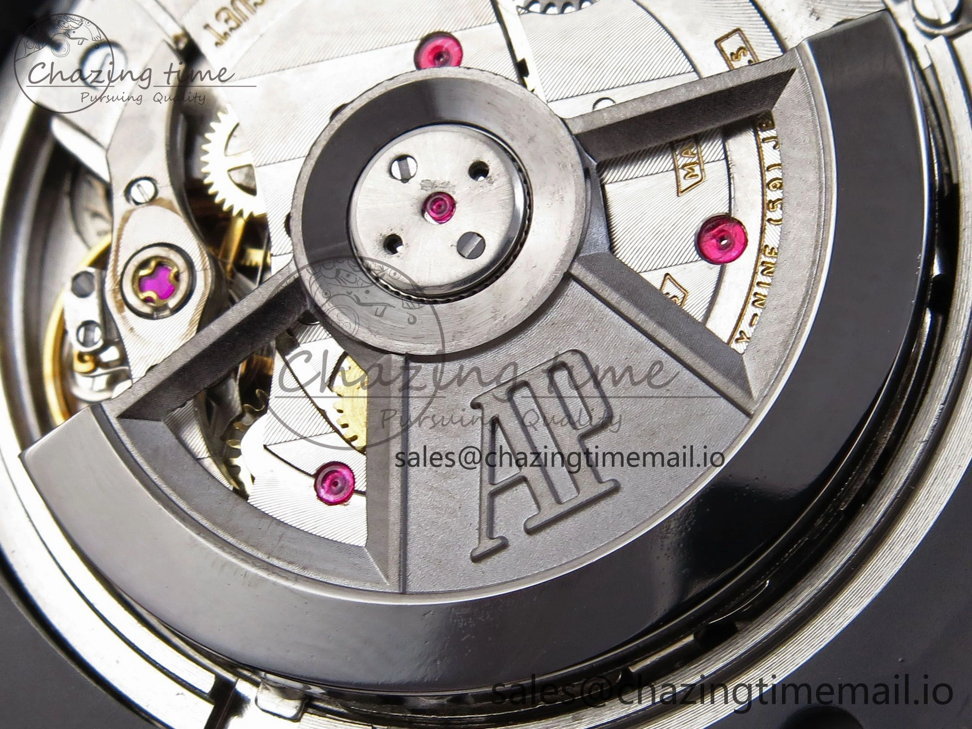 Royal Oak Offshore 44mm Black Ceramic TKF 1:1 Best Edition Gray Dial RG Bezel on Black Rubber Strap A3126