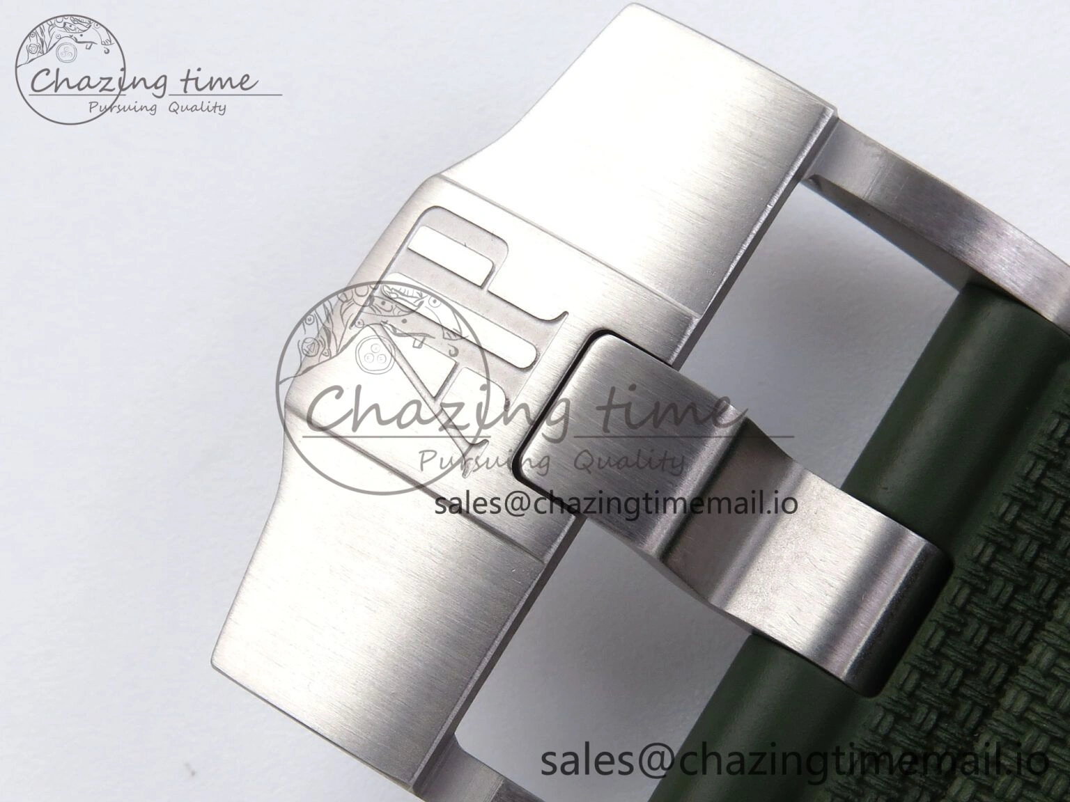 Royal Oak Offshore 44mm Black Ceramic TKF 1:1 Best Edition Green Dial on Green Rubber Strap A3126