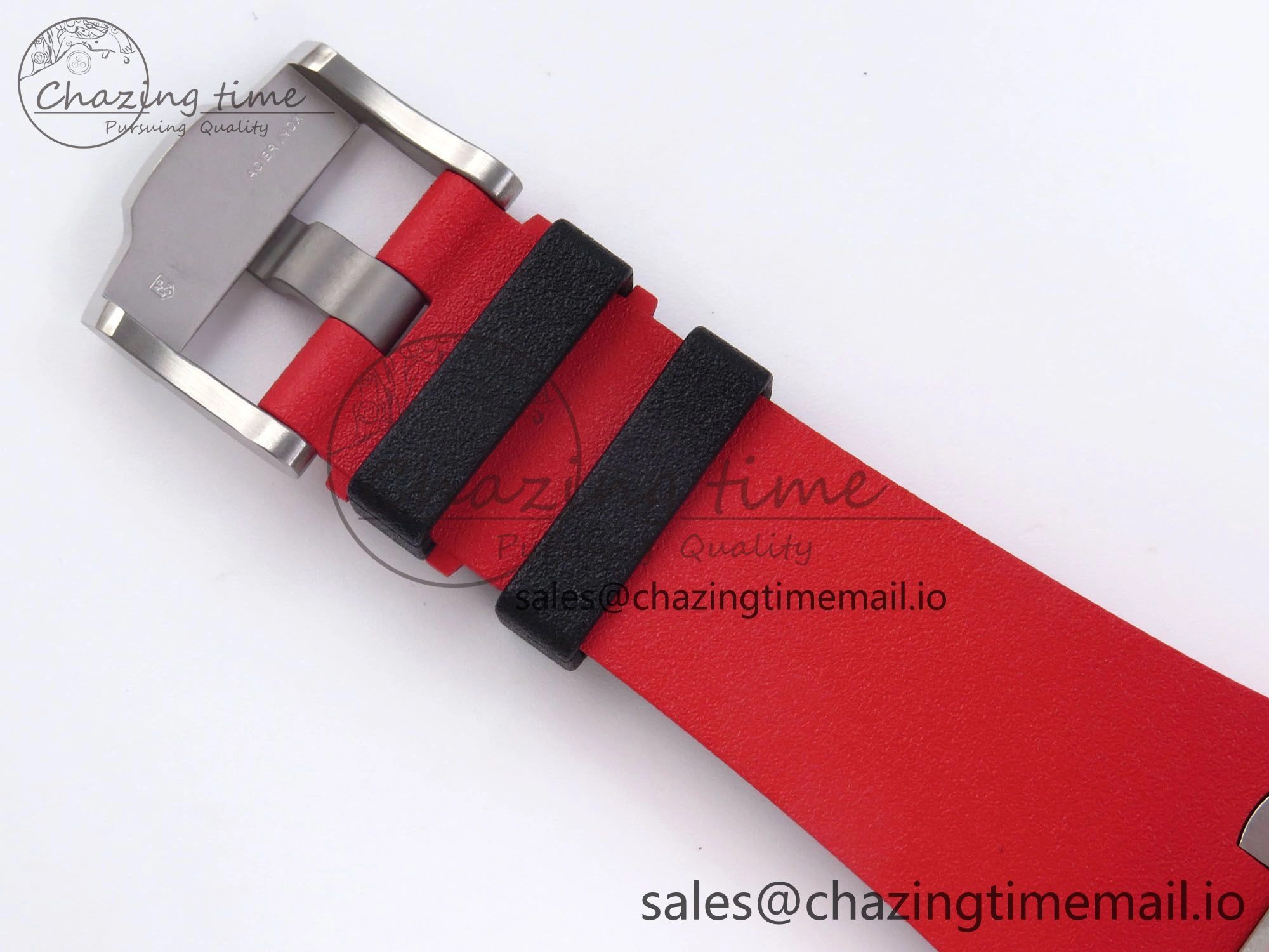 Royal Oak Offshore 44mm Black Themes SS TKF 1:1 Best Edition Black Dial on Black Red Rubber Strap A3126
