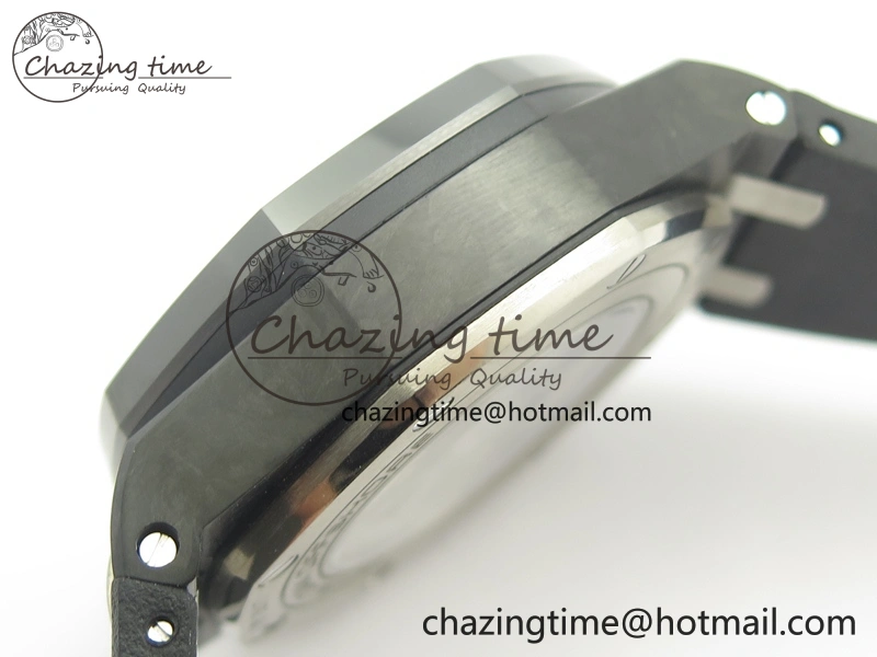 Royal Oak Offshore 44mm Forged Carbon JF 1:1 Best Edition A3126 V2 w  Cyclops And DW Mod
