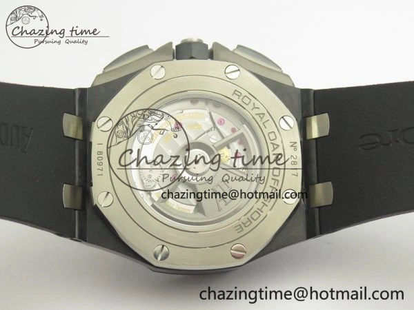 Royal Oak Offshore 44mm Forged Carbon JF 1:1 Best Edition A3126 V2 w  Cyclops And DW Mod