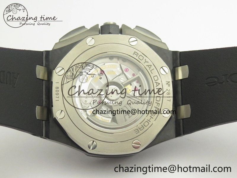 Royal Oak Offshore 44mm Forged Carbon JF 1:1 Best Edition A3126 V2 w  Cyclops And DW Mod