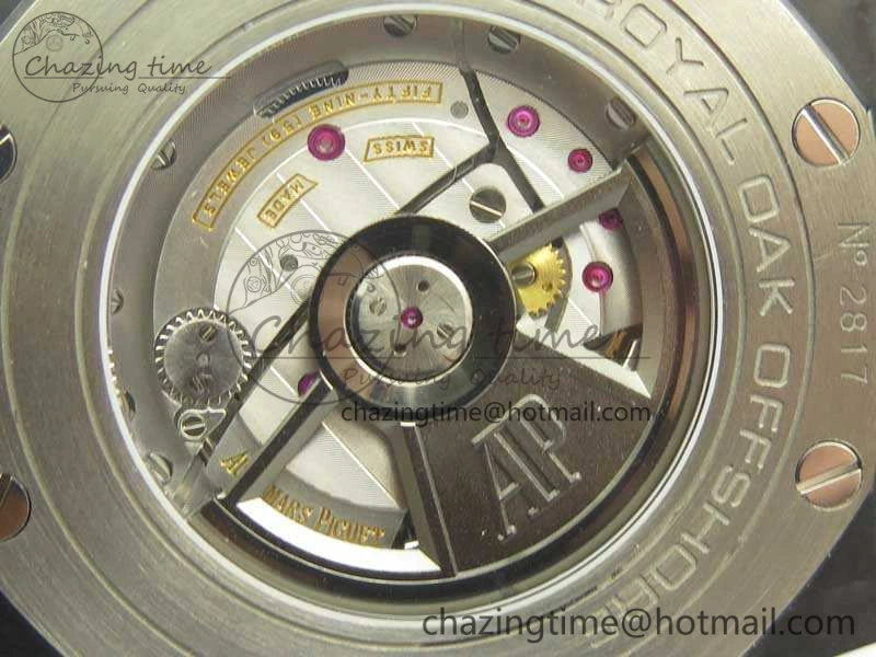Royal Oak Offshore 44mm Forged Carbon JF 1:1 Best Edition A3126 V2 w  Cyclops And DW Mod