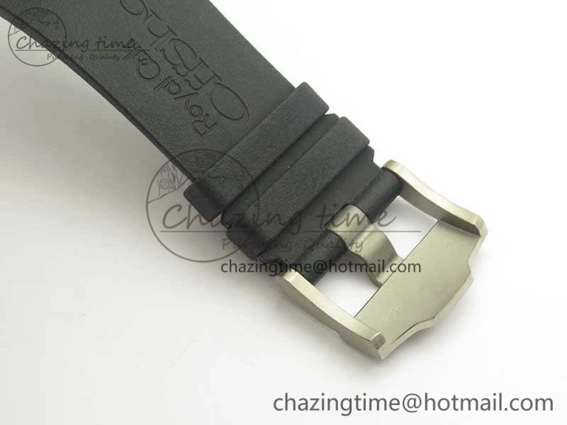 Royal Oak Offshore 44mm Forged Carbon JF 1:1 Best Edition A3126 V2 w  Cyclops And DW Mod