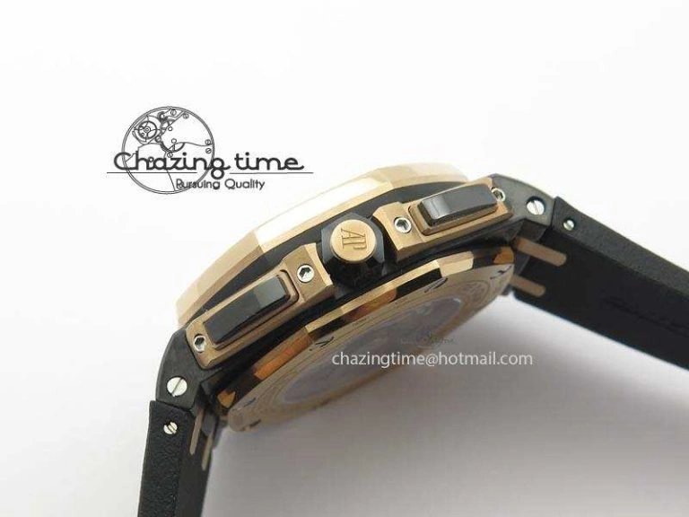 Royal Oak Offshore 44mm Forged Carbon QEII CUP 2016 JF Best Edition On Rubber Strap A3126 V3