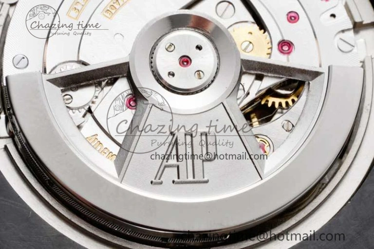 Royal Oak Offshore 44mm Forged Carbon RG Bezel APF 1:1 Best Edition Black Dial on Rubber Strap A3126 V2