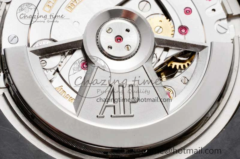 Royal Oak Offshore 44mm Forged Carbon RG Bezel APF 1:1 Best Edition Black Dial on Rubber Strap A3126 V2