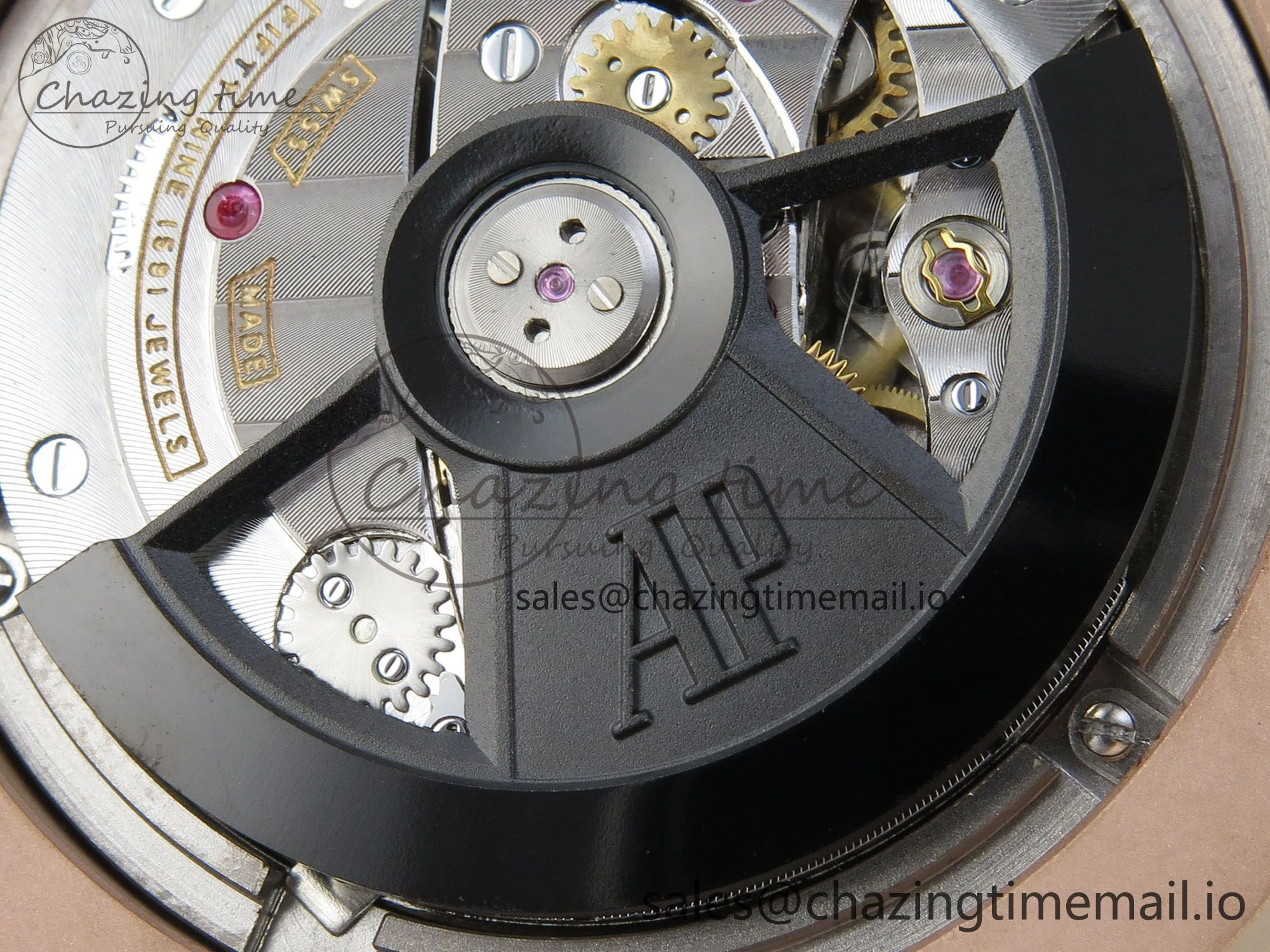 Royal Oak Offshore 44mm RG APPF Best Edition Black Dial Ceramic Bezel on Black Rubber Strap SA3126