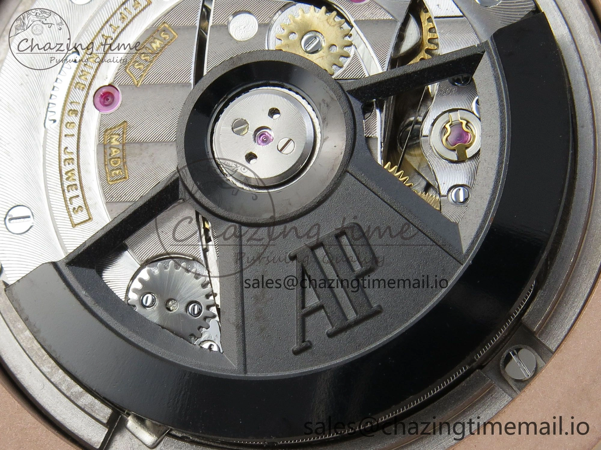 Royal Oak Offshore 44mm RG APPF Best Edition Gray Dial Ceramic Bezel on Black Rubber Strap SA3126