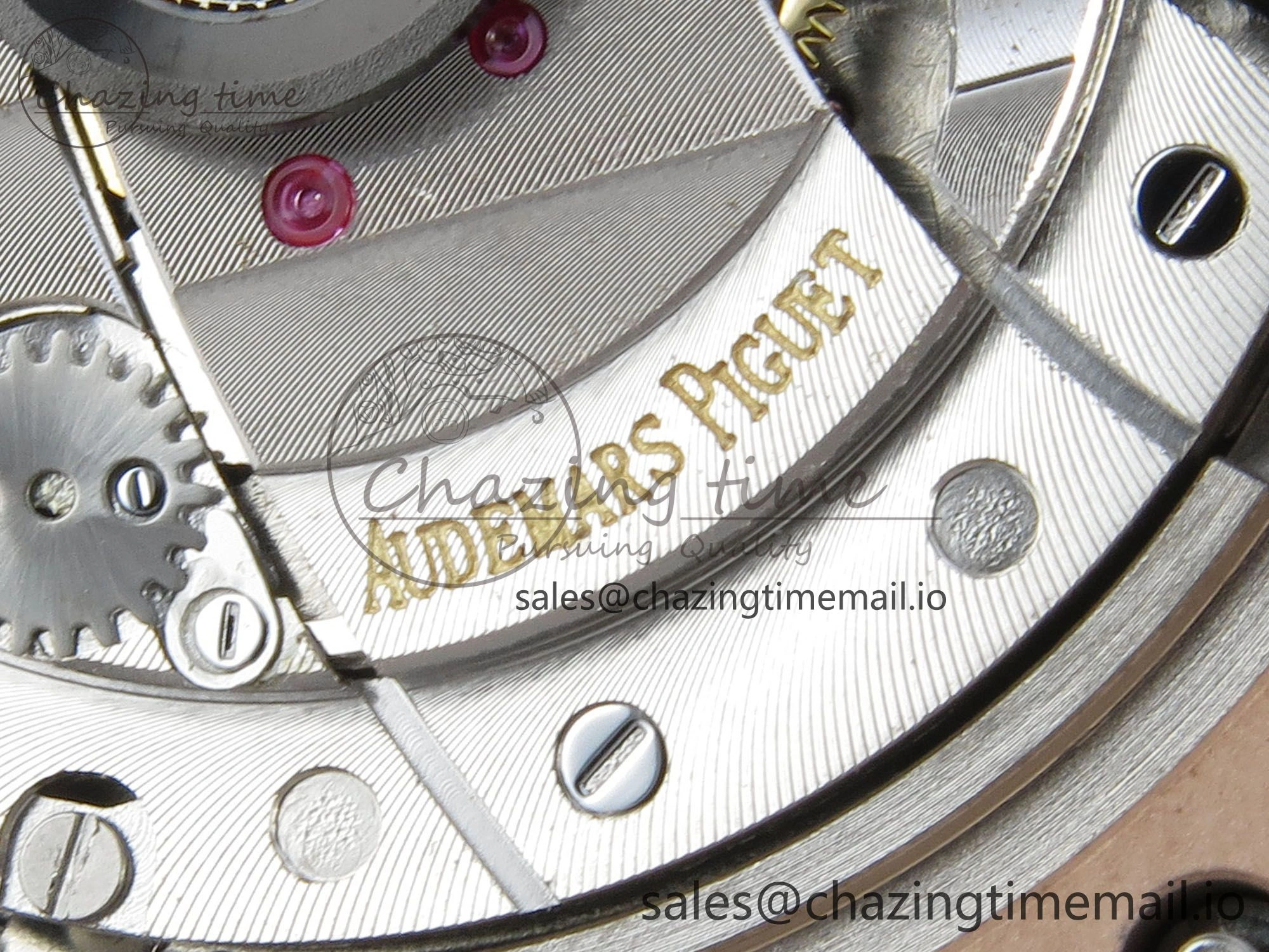 Royal Oak Offshore 44mm RG APPF Best Edition Gray Dial Ceramic Bezel on Black Rubber Strap SA3126