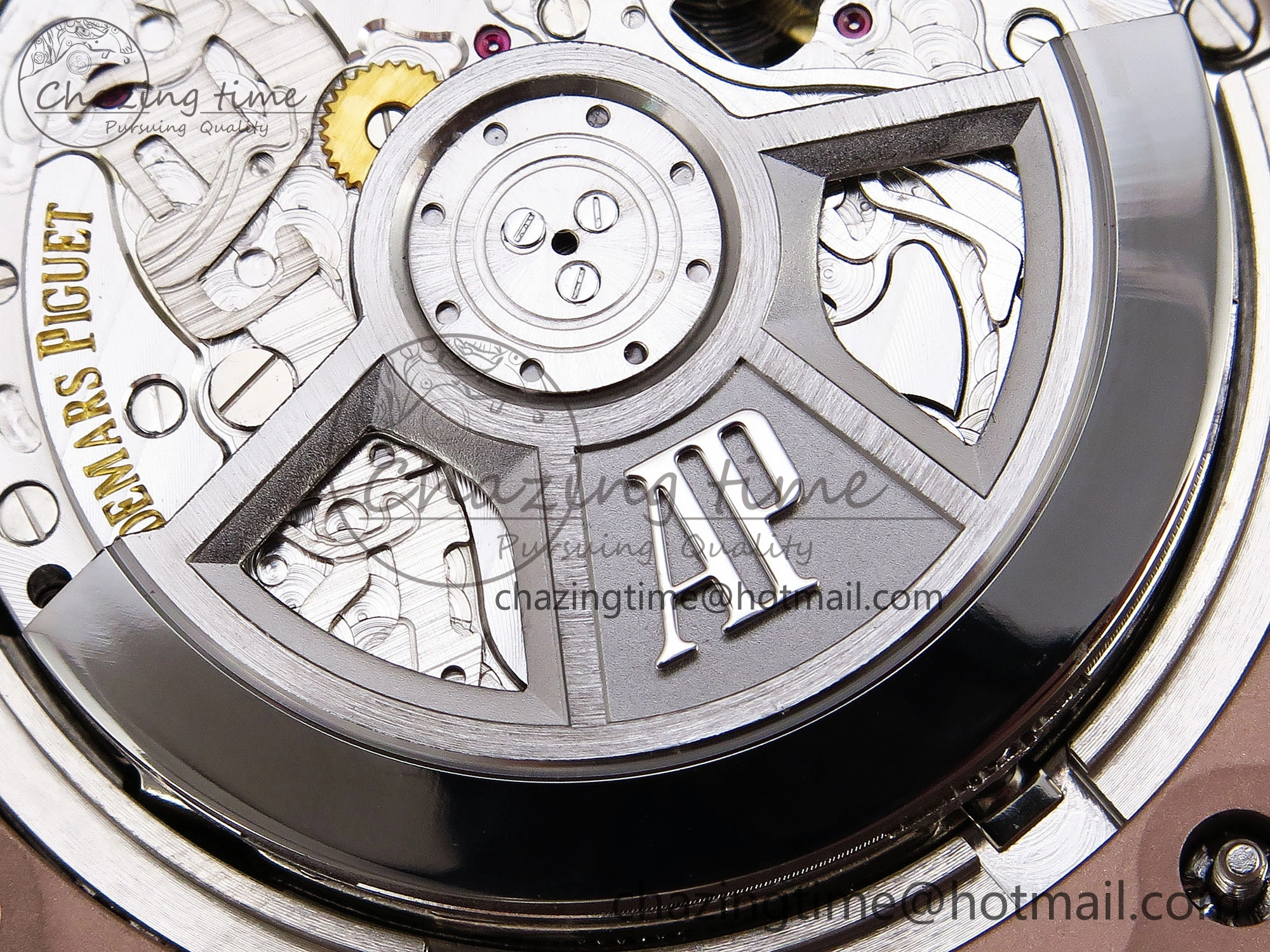 Royal Oak Offshore 44mm RG Black Ceramic Bezel APF 1:1 Best Edition Black Silver Dial on Black Rubber Strap A4401