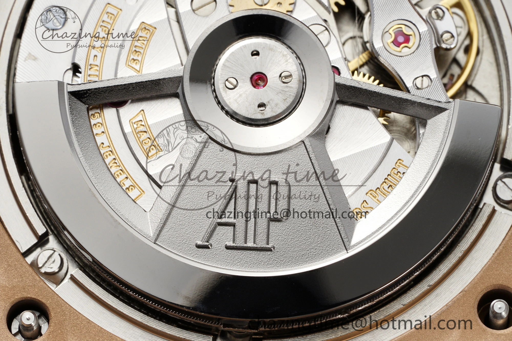 Royal Oak Offshore 44mm RG Ceramic Bezel RSF 1:1 Best Edition Black Dial on Rubber Strap A3126 V2