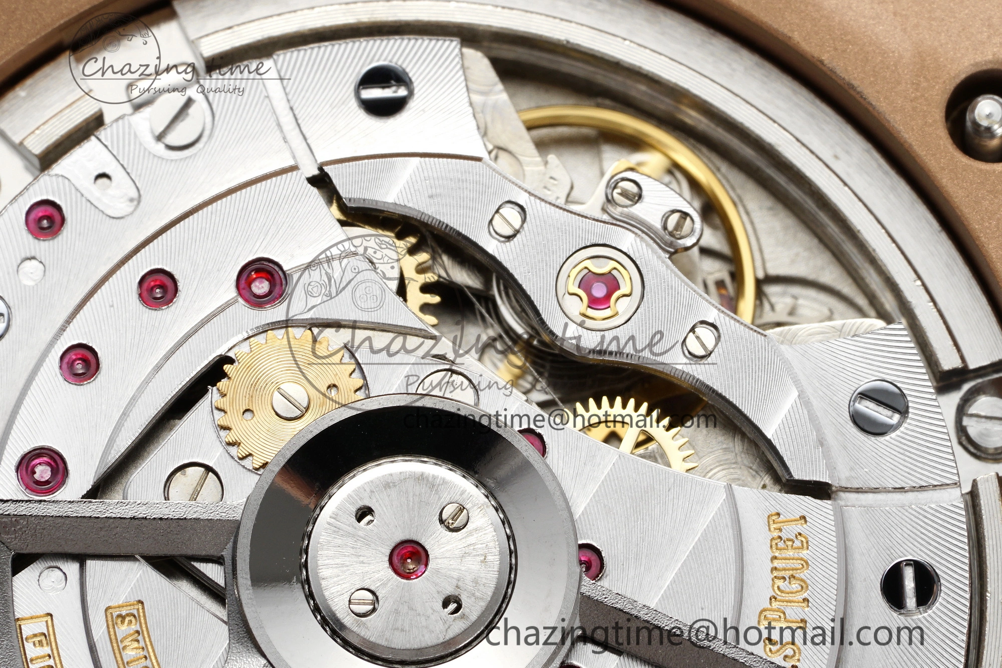 Royal Oak Offshore 44mm RG Ceramic Bezel RSF 1:1 Best Edition Black Dial on Rubber Strap A3126 V2