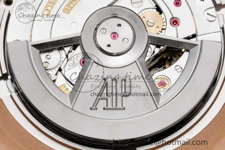 Royal Oak Offshore 44mm RG JJF 1:1 Best Edition White Dial on White Rubber Strap A3126 V2