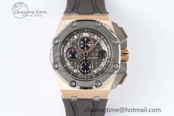 Royal Oak Offshore 44mm RG Michael Schumacher 1:1 JJF Best Edition A3126