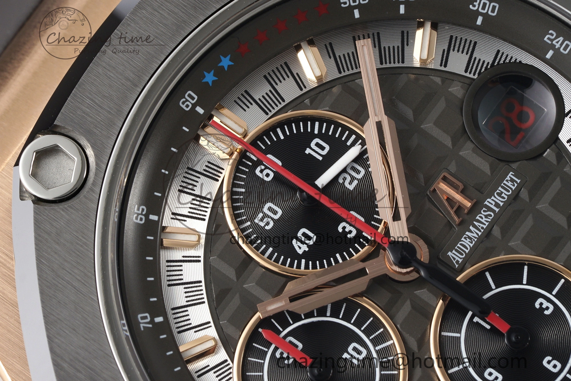 Royal Oak Offshore 44mm RG Michael Schumacher 1:1 JJF Best Edition A3126