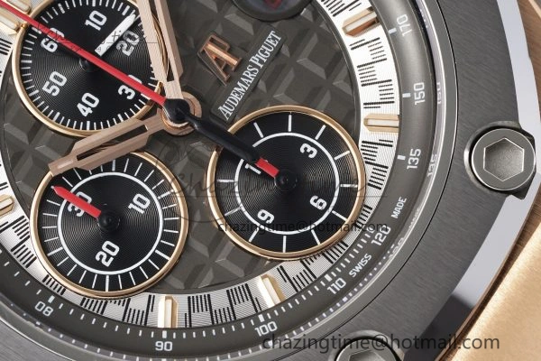 Royal Oak Offshore 44mm RG Michael Schumacher 1:1 JJF Best Edition A3126
