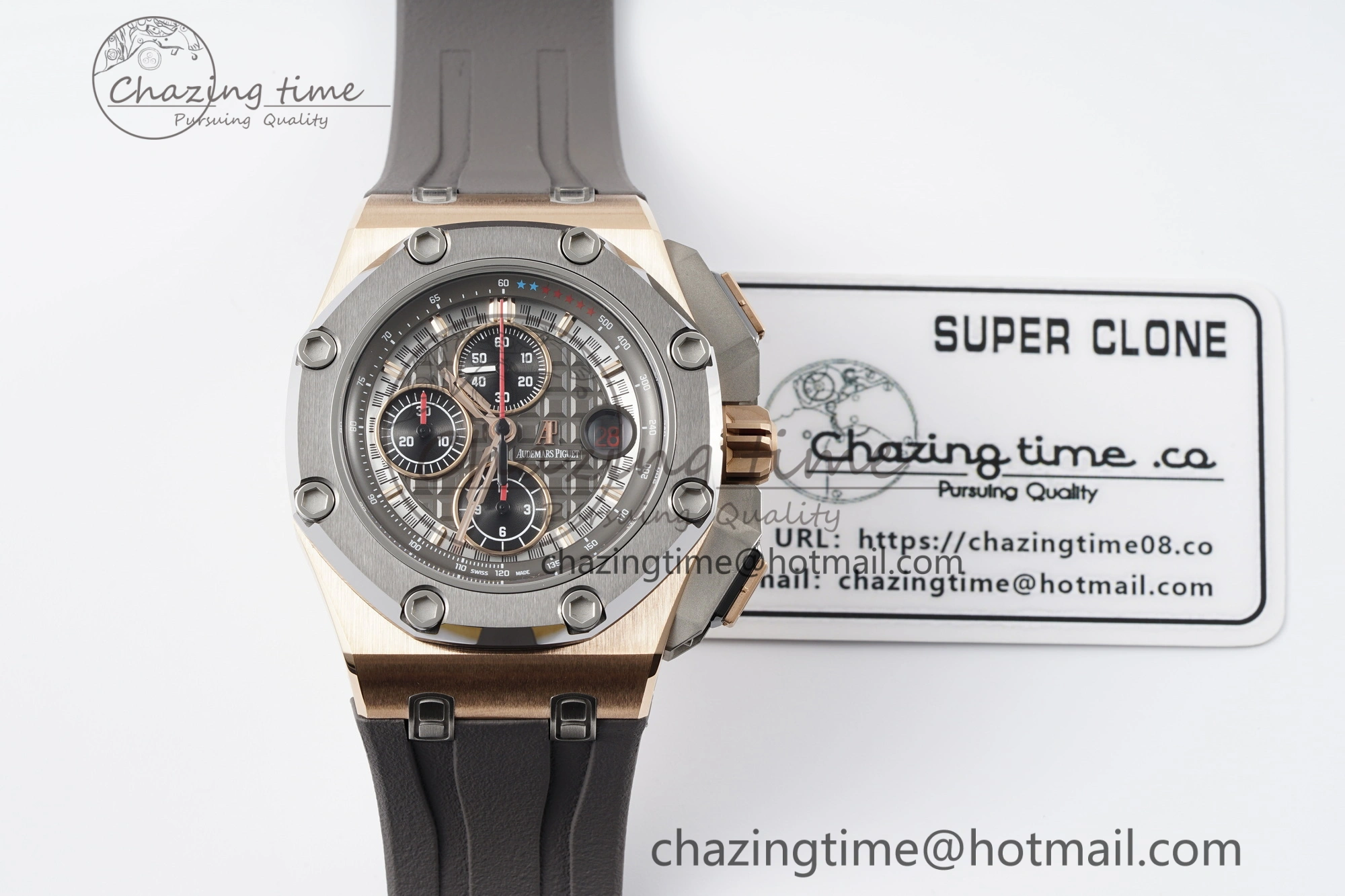 Royal Oak Offshore 44mm RG Michael Schumacher 1:1 JJF Best Edition A3126
