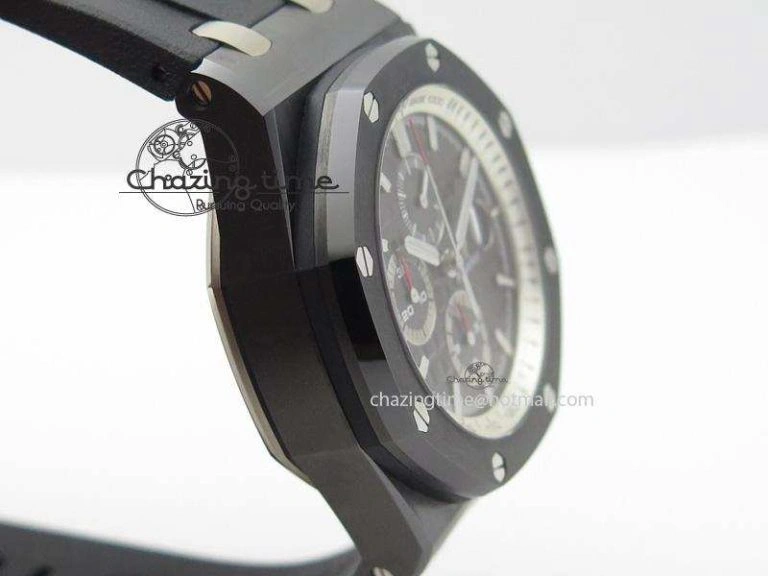 Royal Oak Offshore 44mm Real Ceramic JF 1:1 Best Edition Grey Dial A3126