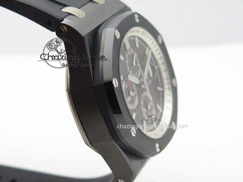 Royal Oak Offshore 44mm Real Ceramic JF 1:1 Best Edition Grey Dial A3126