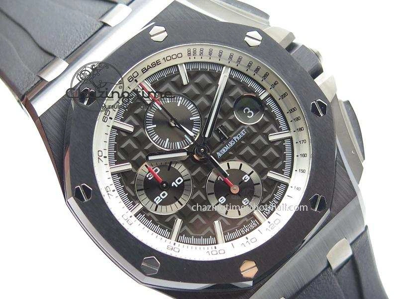 Royal Oak Offshore 44mm Real Ceramic JF 1:1 Best Edition Grey Dial A3126