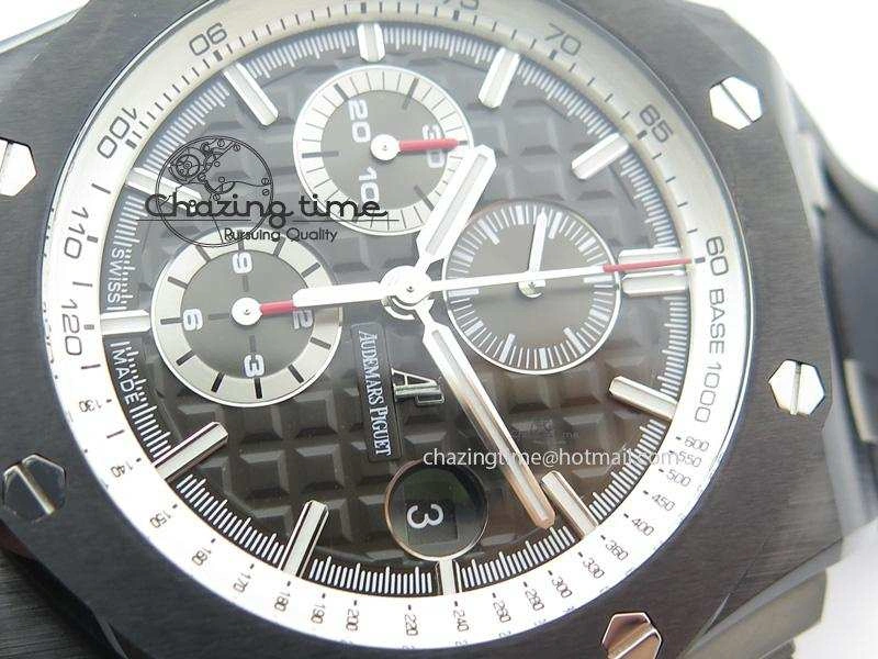 Royal Oak Offshore 44mm Real Ceramic JF 1:1 Best Edition Grey Dial A3126