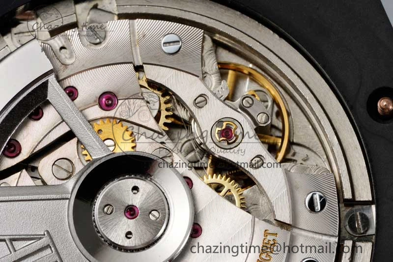Royal Oak Offshore 44mm Real Ceramic RSF 1:1 Best Edition Black Dial RG Markers on Rubber Strap A3126