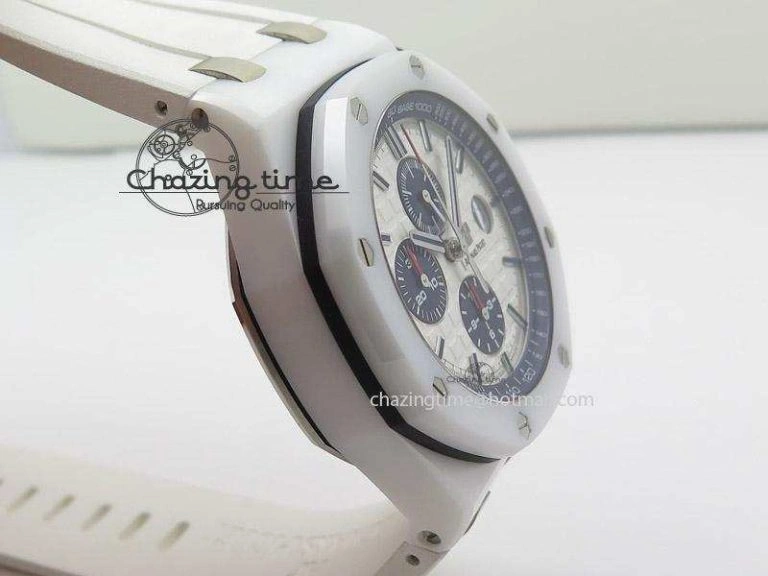 Royal Oak Offshore 44mm Real White Ceramic JF Best Edition A3126
