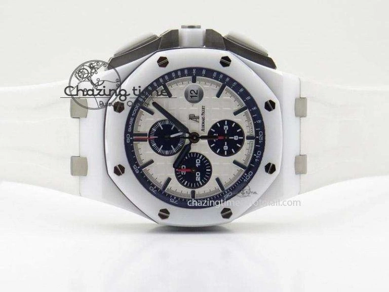 Royal Oak Offshore 44mm Real White Ceramic JF Best Edition A3126