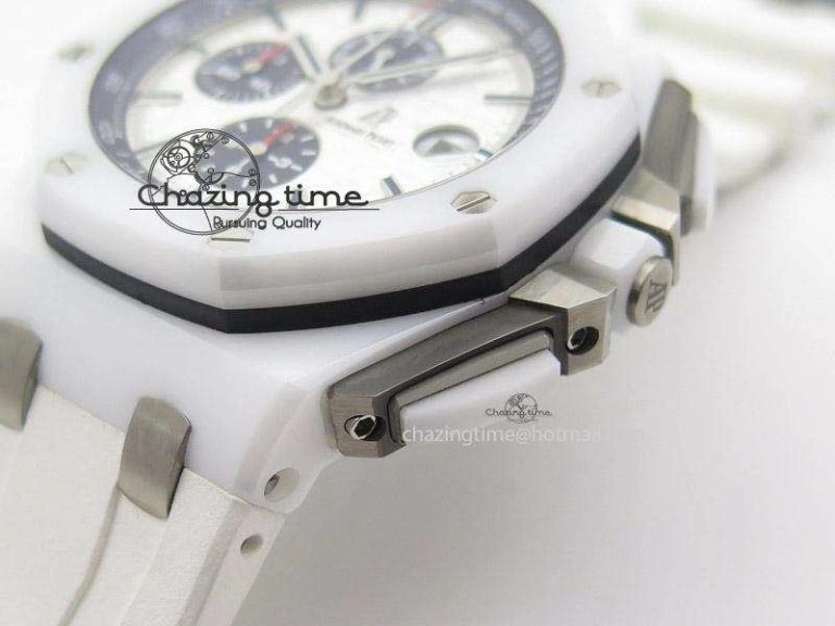 Royal Oak Offshore 44mm Real White Ceramic JF Best Edition A3126