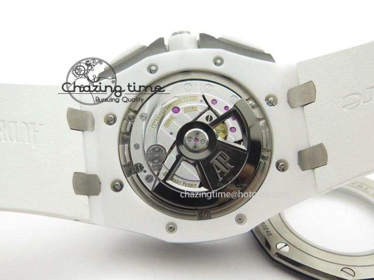 Royal Oak Offshore 44mm Real White Ceramic JF Best Edition A3126