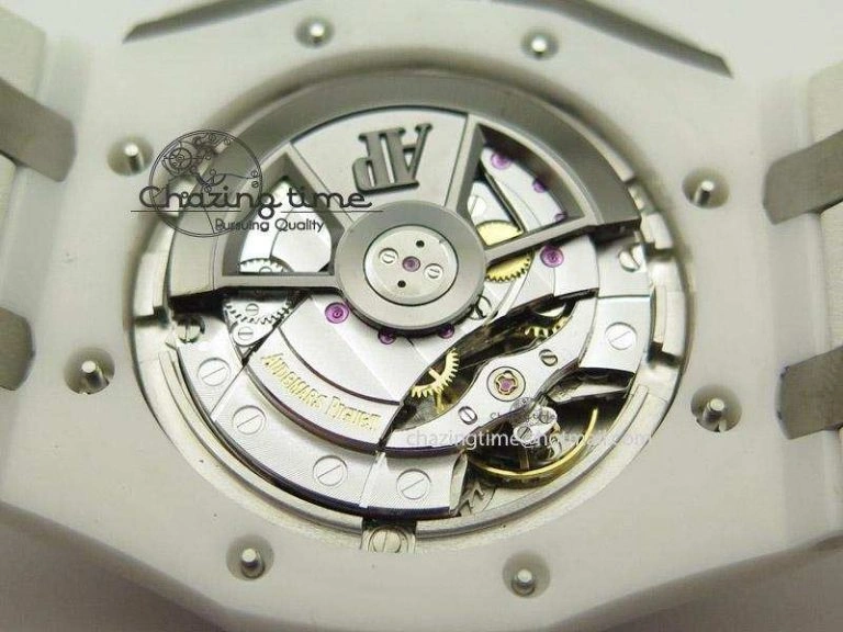 Royal Oak Offshore 44mm Real White Ceramic JF Best Edition A3126